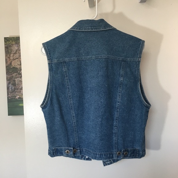 EUC Vintage Jean Jacket Vest Paul Harris Denim M - Picture 7 of 7